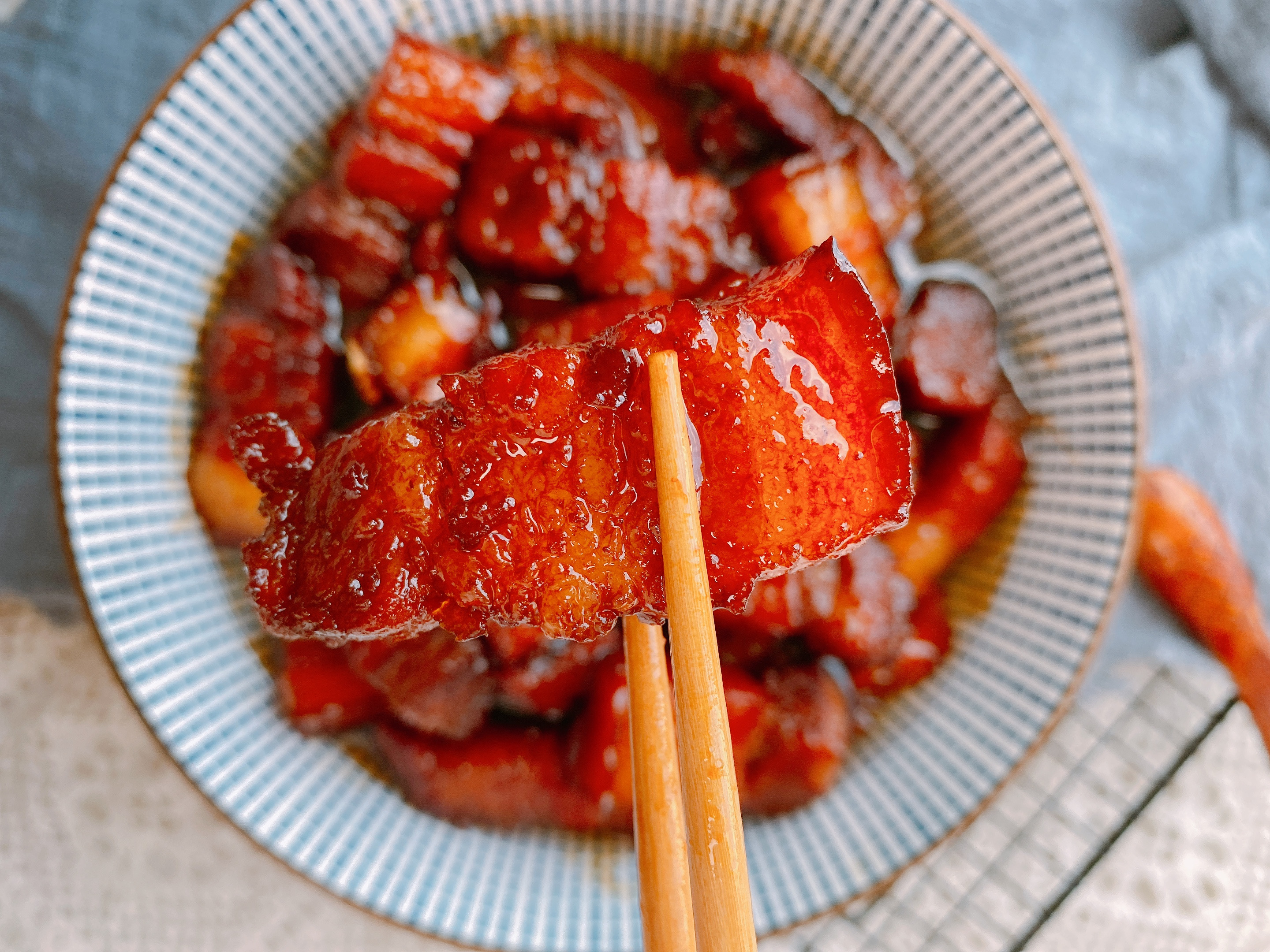 中秋宴客少不了的硬菜——红烧肉，几十年配方，色泽红润肥而不腻