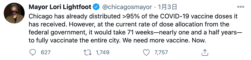 美國疫苗接種遠不及預期白宮琢磨出�減半注射劑量�怪招