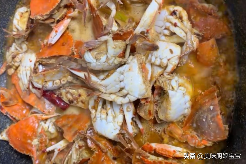 Sharing the recipes of spicy crabs, the spicy crabs made in this way, my husband drools when he smells them
