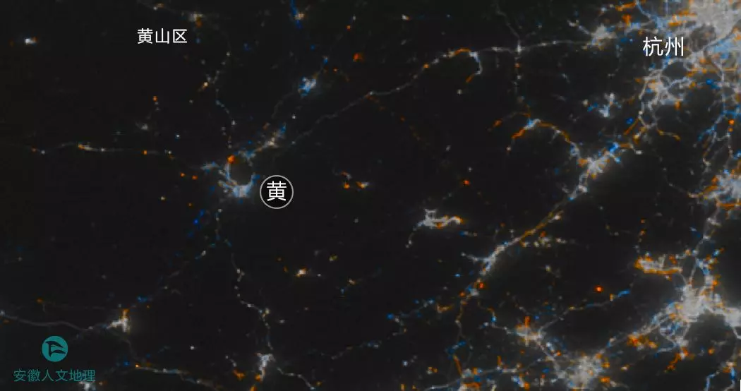 这张神奇的夜色灯光图，揭秘了安徽发展！来看看哪个市灯光最亮？