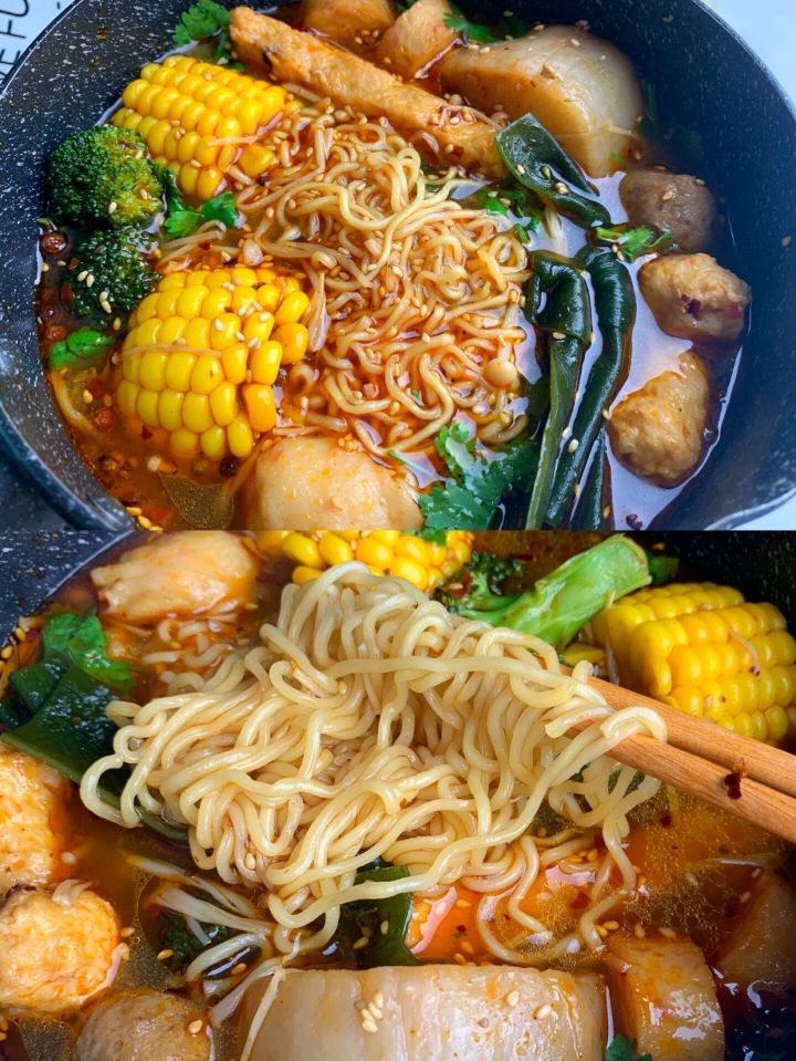 Homemade more delicious food than addiction!  You should eat something warm in cold weather