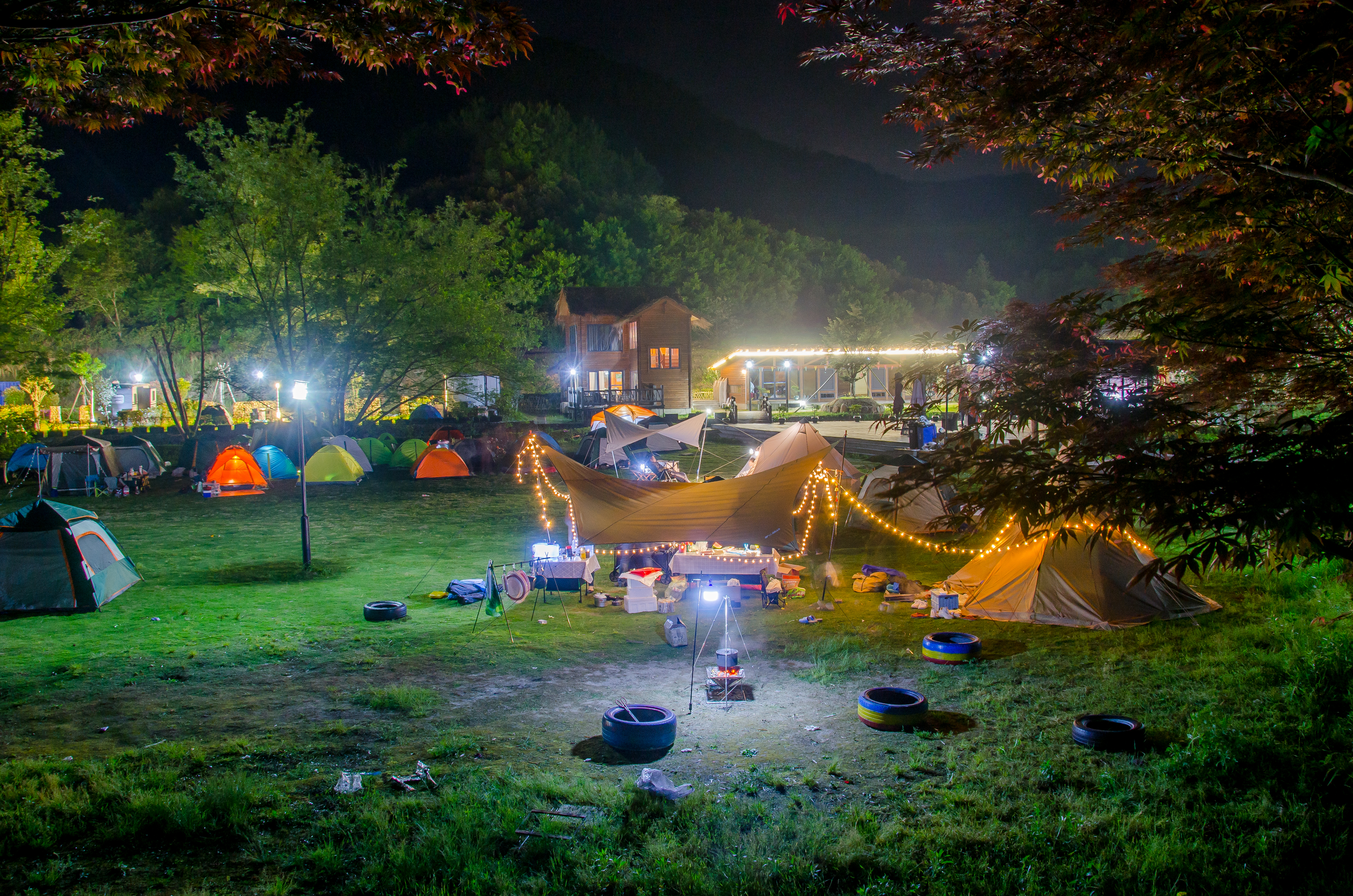 宁波露营，超出片的三大初夏露营地，感受精致的“野奢”露营方式