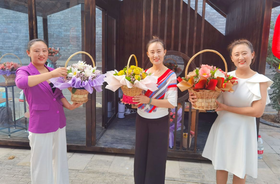 山东莒县最美“煎饼”花