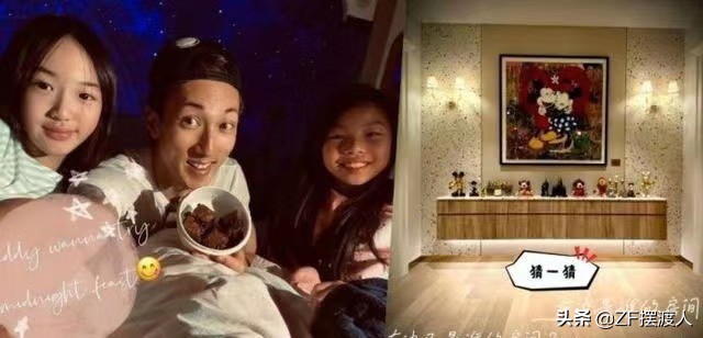 吴尊近日搬新家，曝光女儿的房子，网友惊呼：现实版的公主房