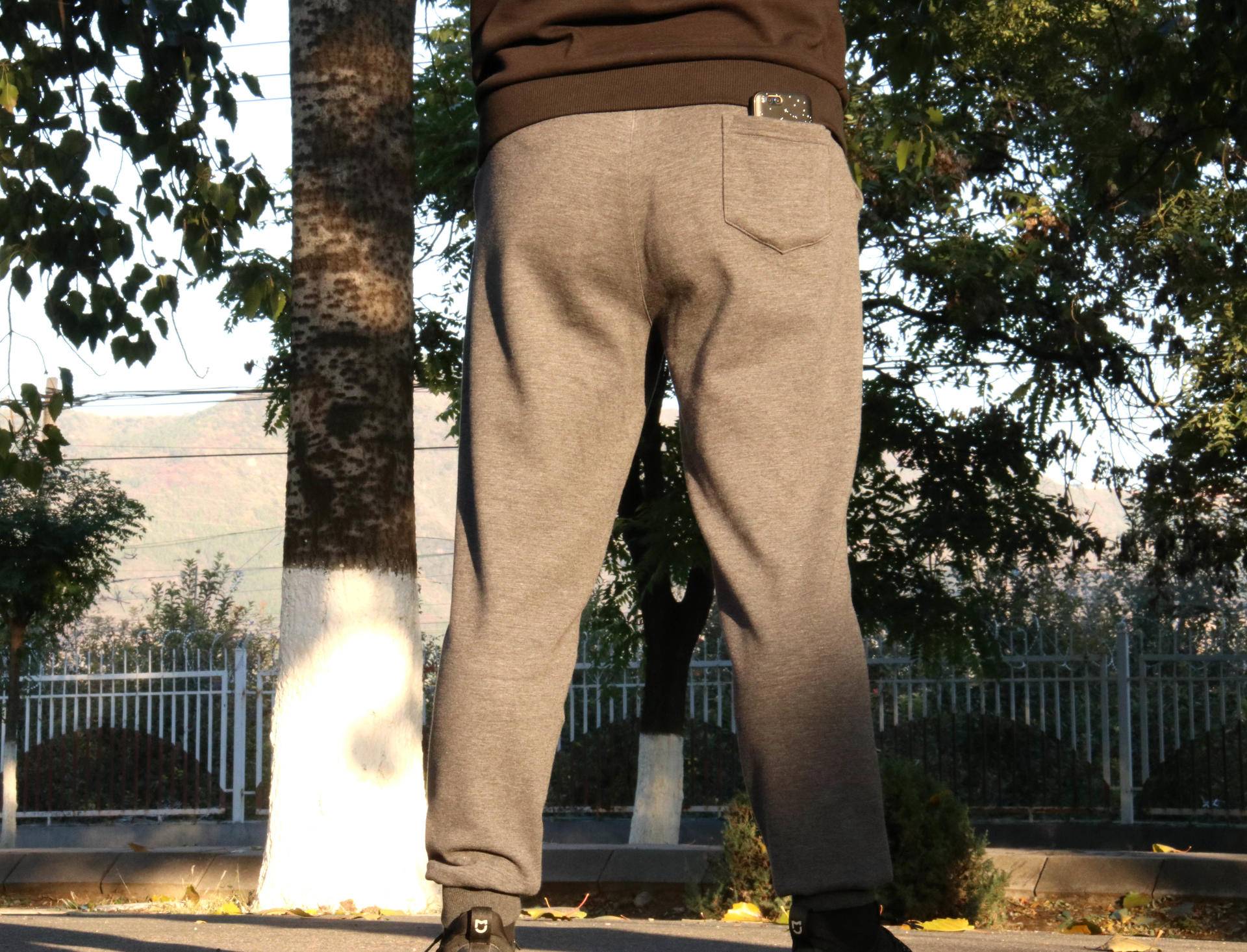 双层复合面料，妈妈们放心的温暖，90分男子加绒保暖卫裤