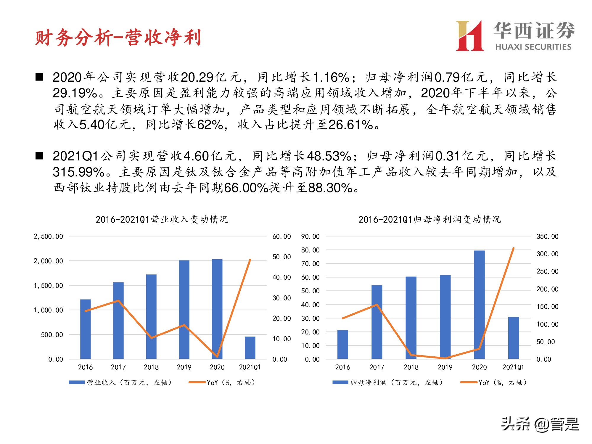西部材料深度解析：冉冉升起的军用钛材新星