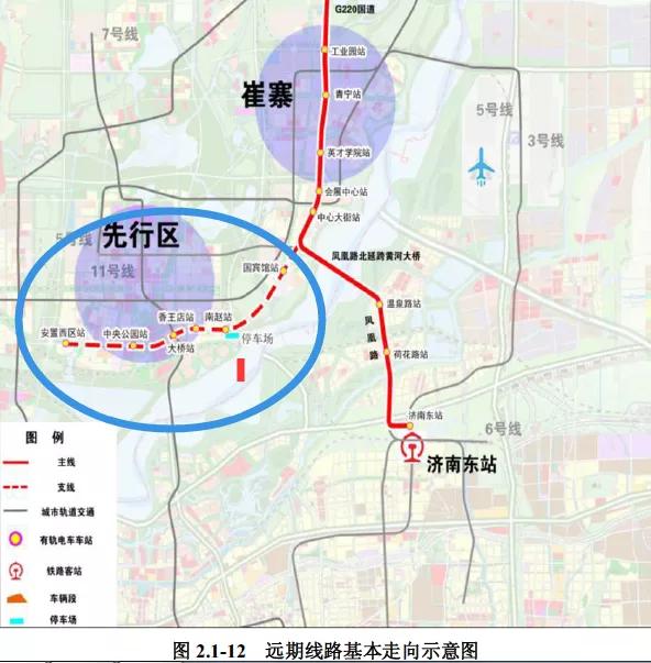 山东首条跨黄河有轨电车本月开工，后年5月投产未来还有远期支线