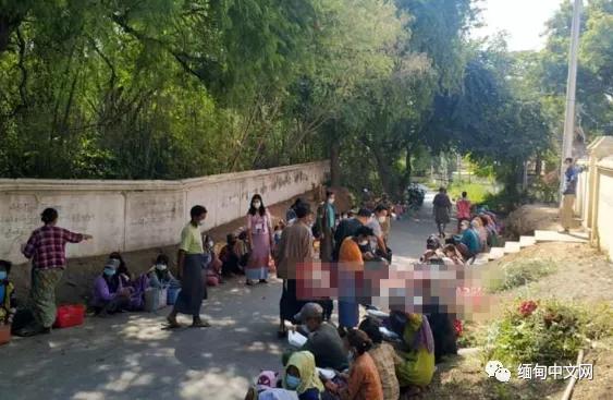 太慘了！ 緬甸上百人排隊乞討！ 沒辦法只能吃別人的剩飯剩菜