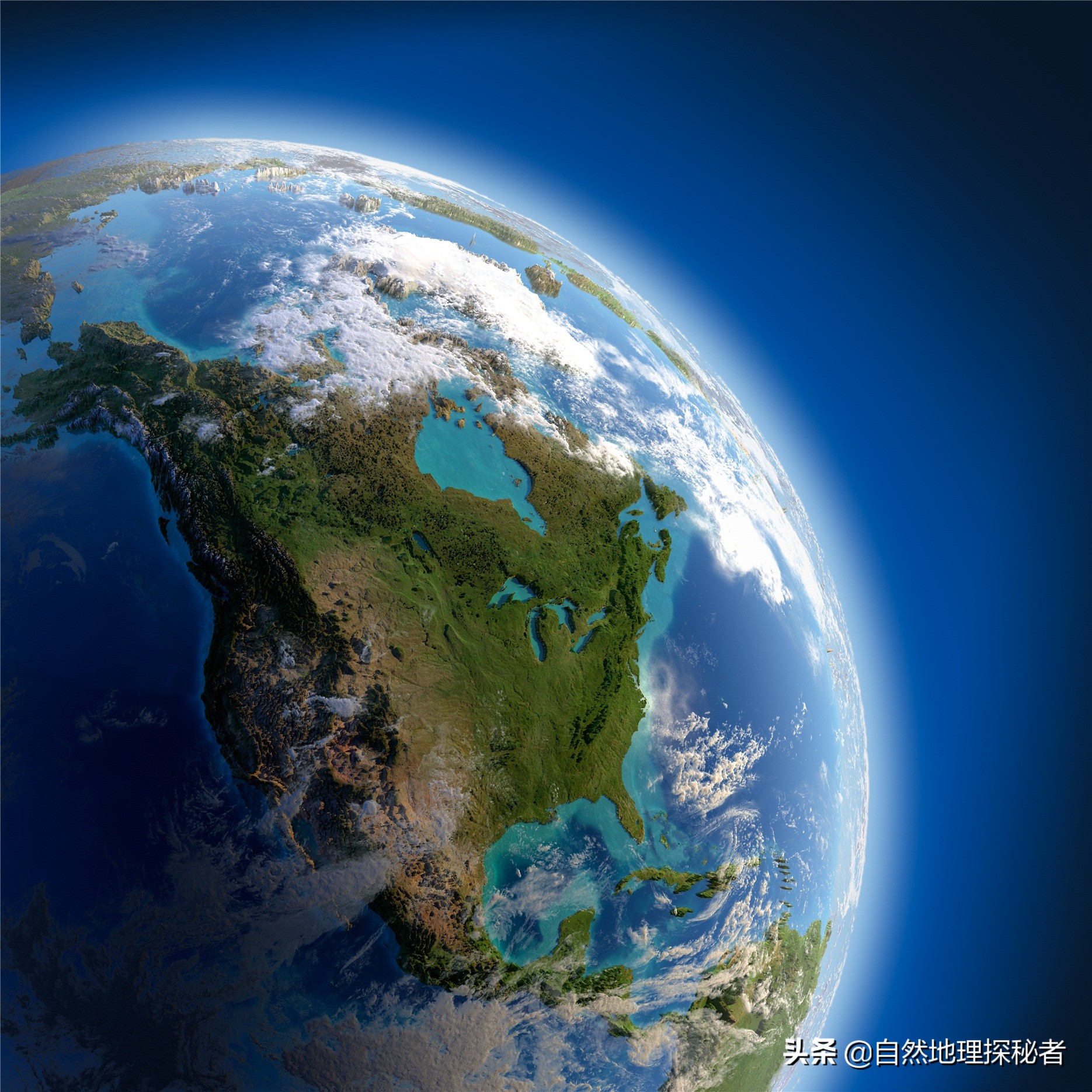 美国和加拿大所主导的北美洲，地形上有什么特点？