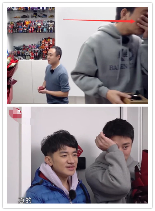 贾乃亮目睹别人求婚，情绪失控掩面而泣，疑想