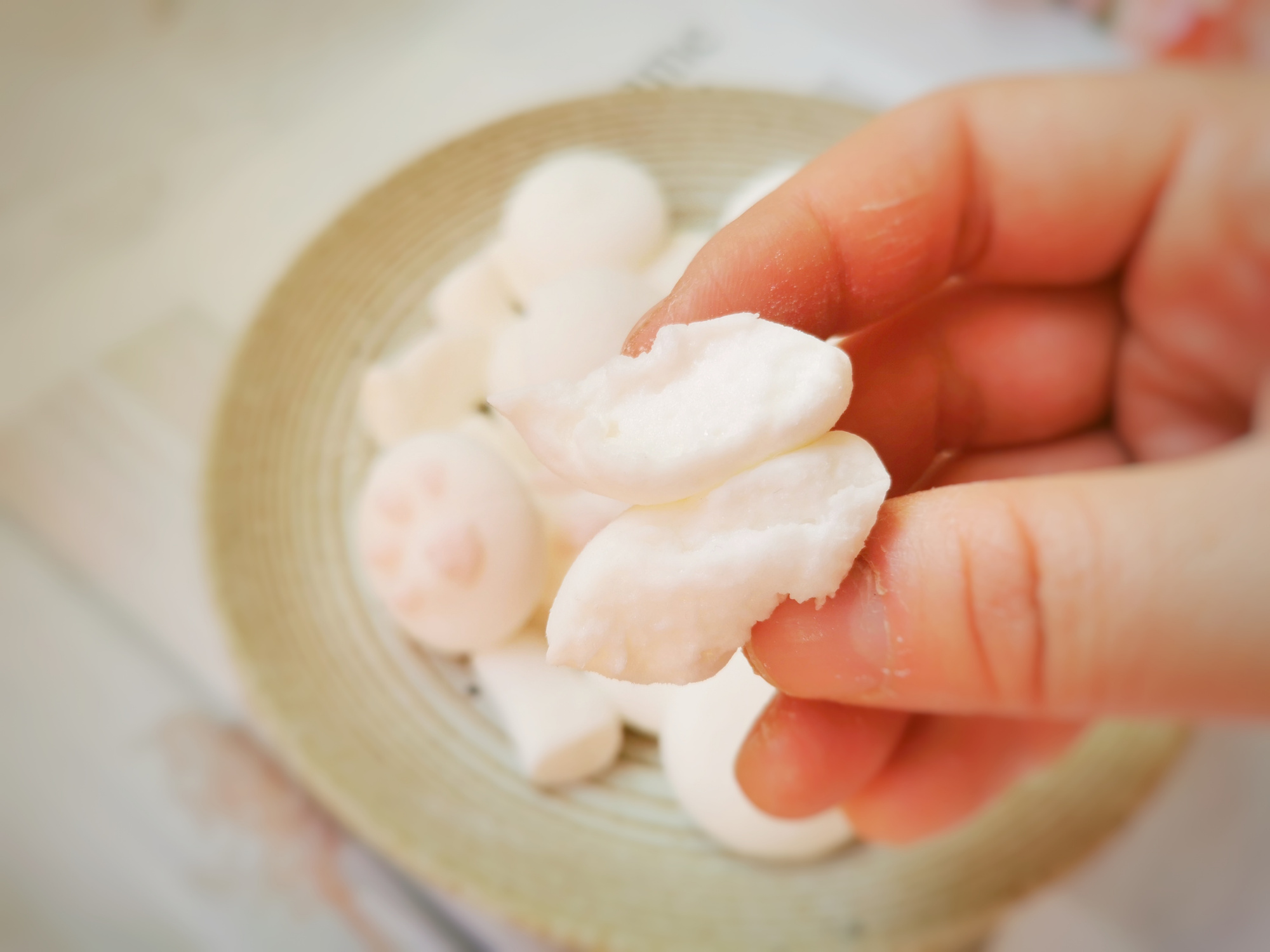 棉花糖也可以在家做，一個雞蛋做一盤，沒有添加劑，孩子吃得放心