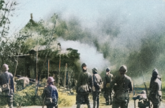 真实的鬼子进村是怎么样的?日军烧杀抢掠,电