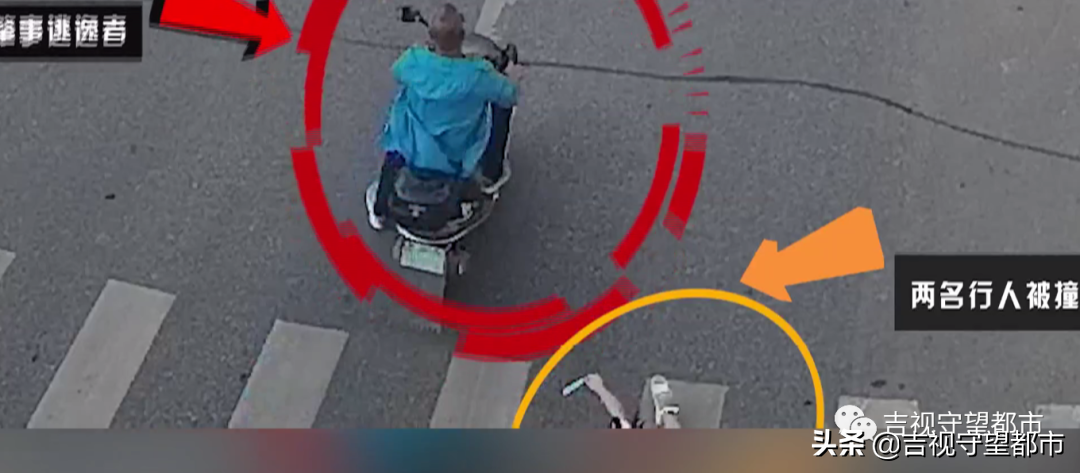 摩托车肇事逃逸，没想到身后有三名消防员...