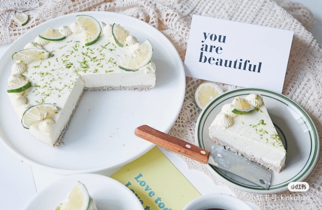 柠檬酸奶冻芝士蛋糕6寸量(低卡版)98