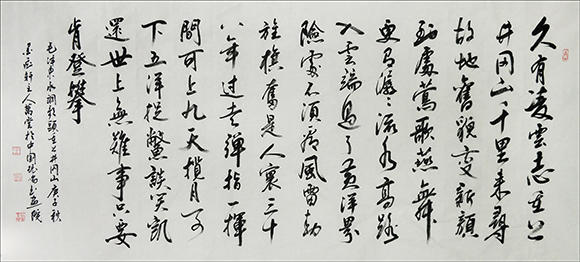 王爱华——书中有诗，诗中有画，大气磅礴，静动相济，寓意深邃