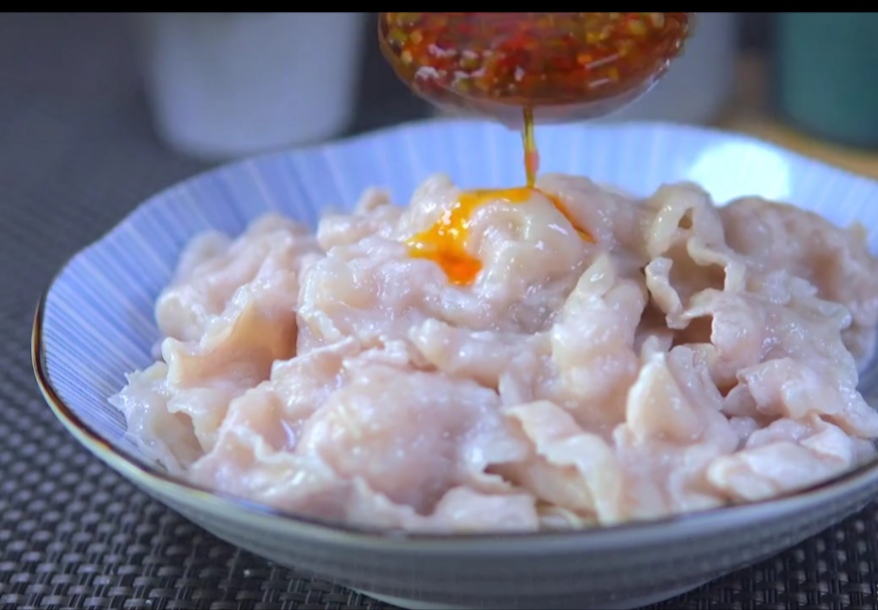 Make hammer delicious hammer flesh, as thin like paper, bright sweet delicate entrance is changed namely