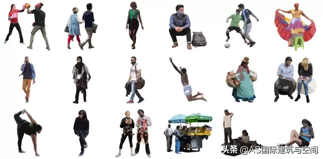 4个免费下载配景人素材的网站,个个好用到爆