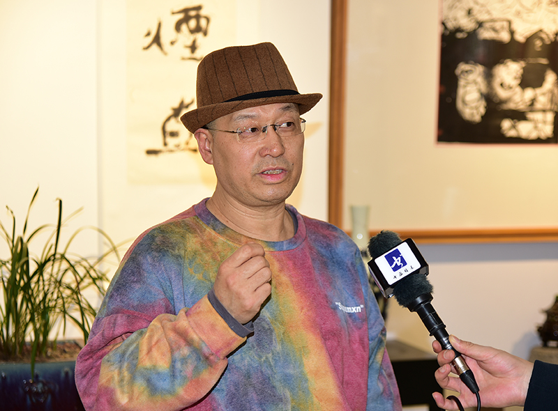 墨吼——姚兴文艺术展在个山美术馆隆重举行