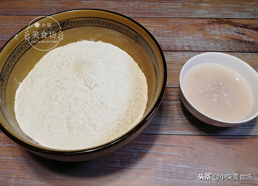 圖片[3]-懶人花卷做法 不用二次餳發 一切一壓 暄軟味美 比面包都好吃-起舞食譜網