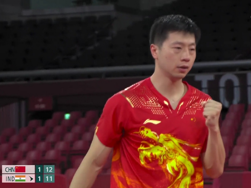 樊振东完胜！马龙不吹球改吹手丢1局进16强，国乒3人将一天双赛