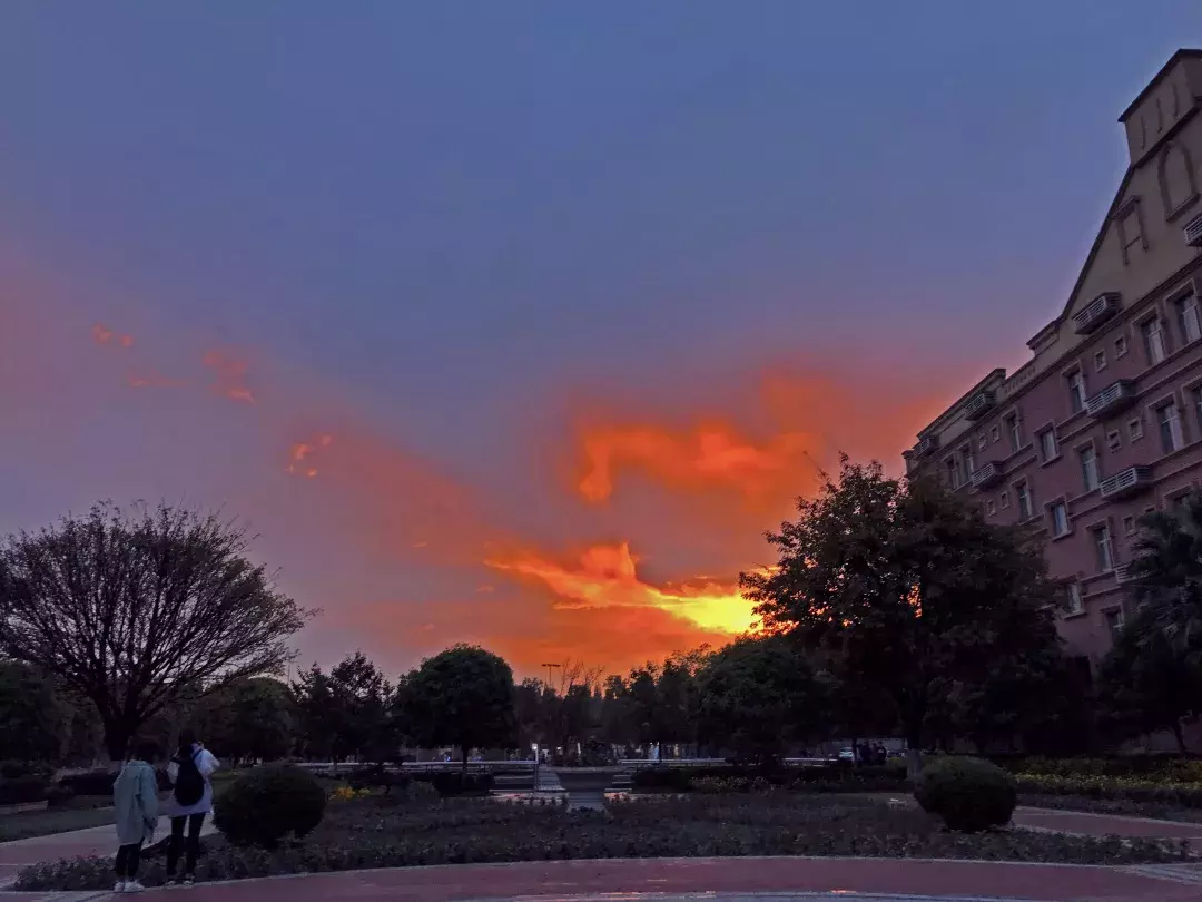 There is fine day not merely after the rain of school of duty of hope ｜ hope, the rosy clouds that still has string of hold up popular feeling is all over the sky...