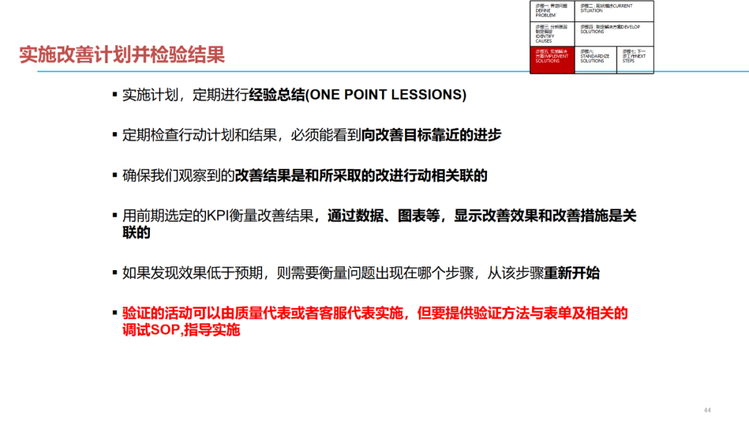 「標桿學習」質量問題分析解決七步法