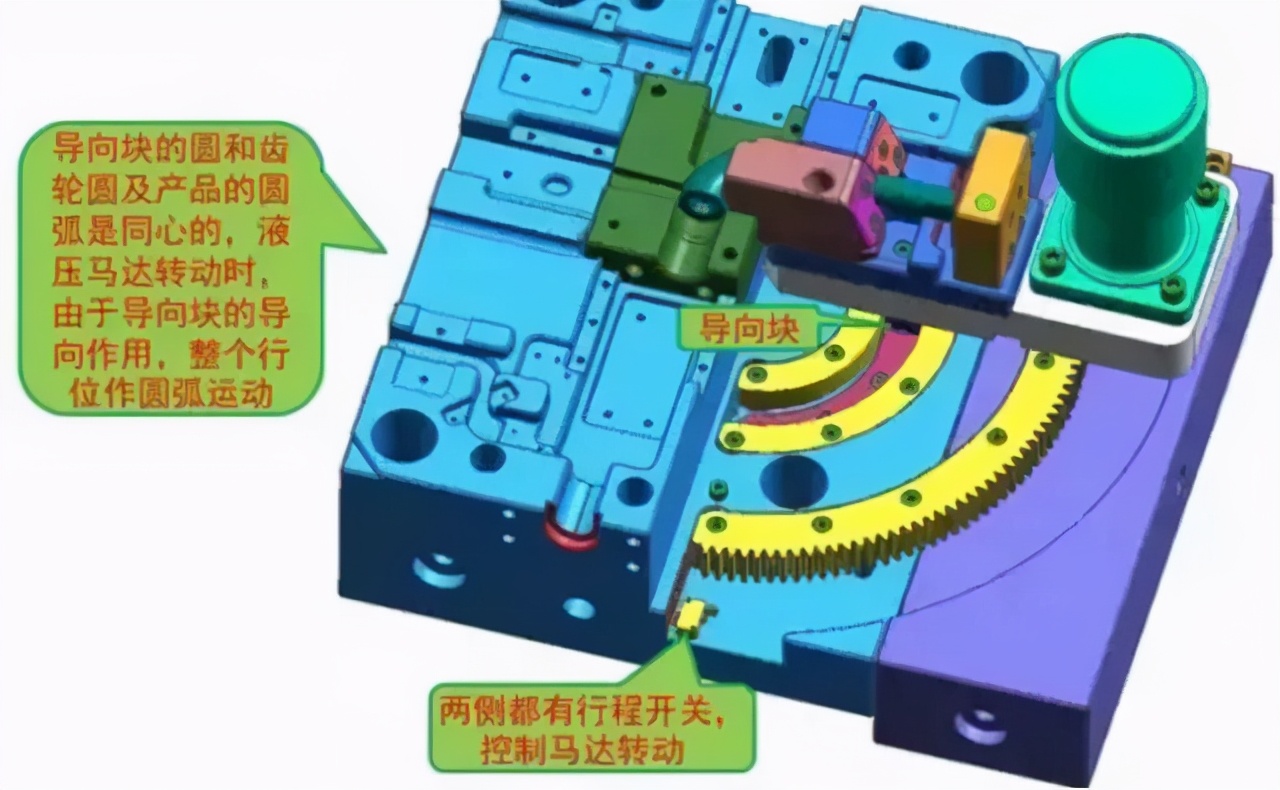 弯管模具生产，180°抽芯弯管模具实操现场