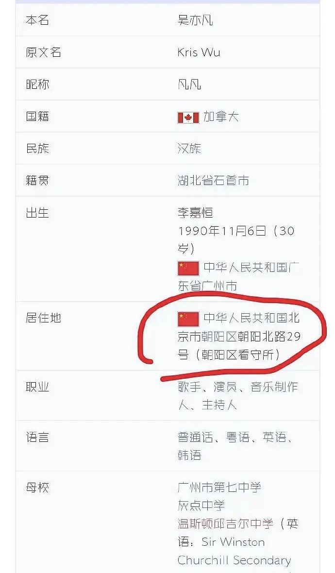 吴亦凡居住地被改成看守所，全平台账号被封禁，还波及半个娱乐圈