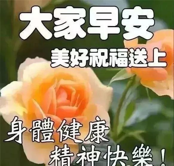 早上好问候祝福图片带字，最美清晨早安动态表情图片图片