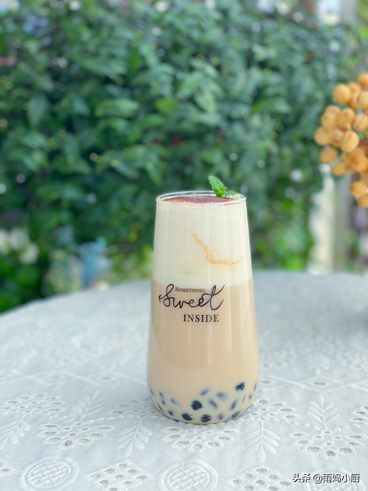 做奶茶原來這麼簡單，放入食材，十多分鐘搞定，珍珠Q彈奶茶香濃