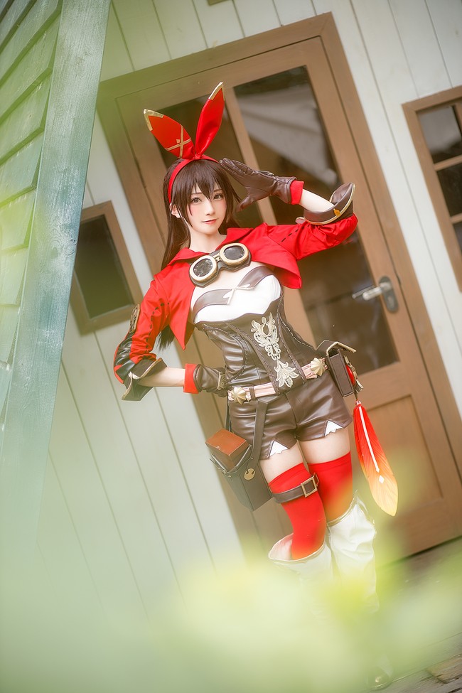 Coser Kitaro绮太郎_原神 安柏cos