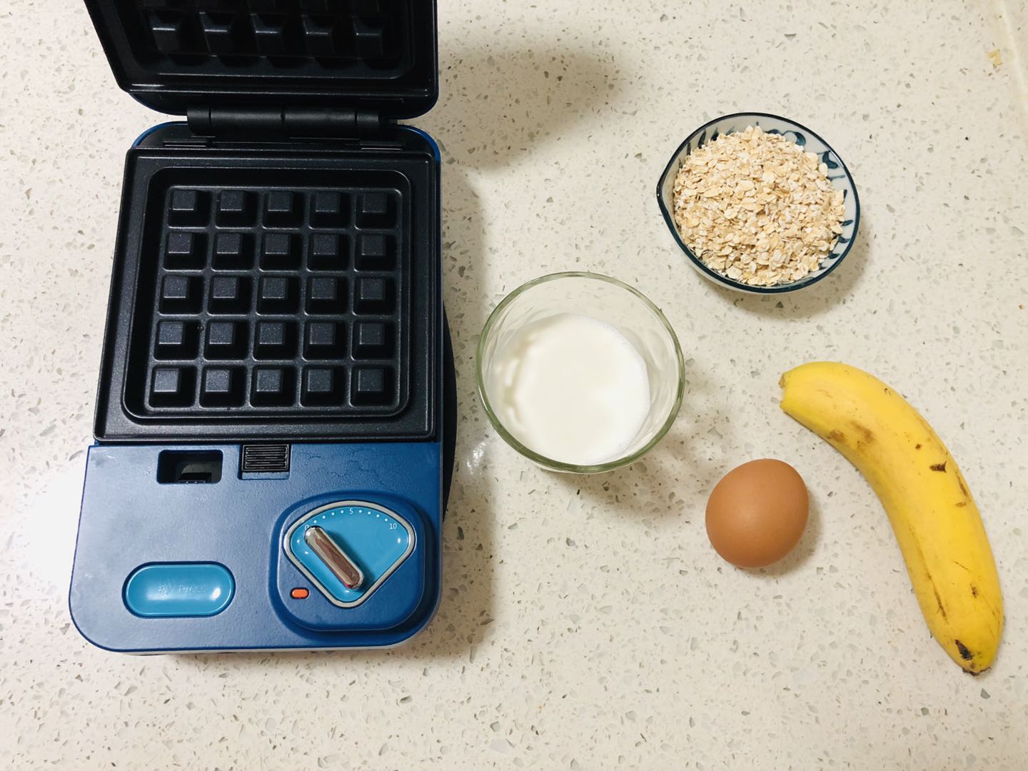 Cake of breakfast China husband this kind of way is especially simple, do not put candy not to put flour, simple 3 paces, sweet and goluptious