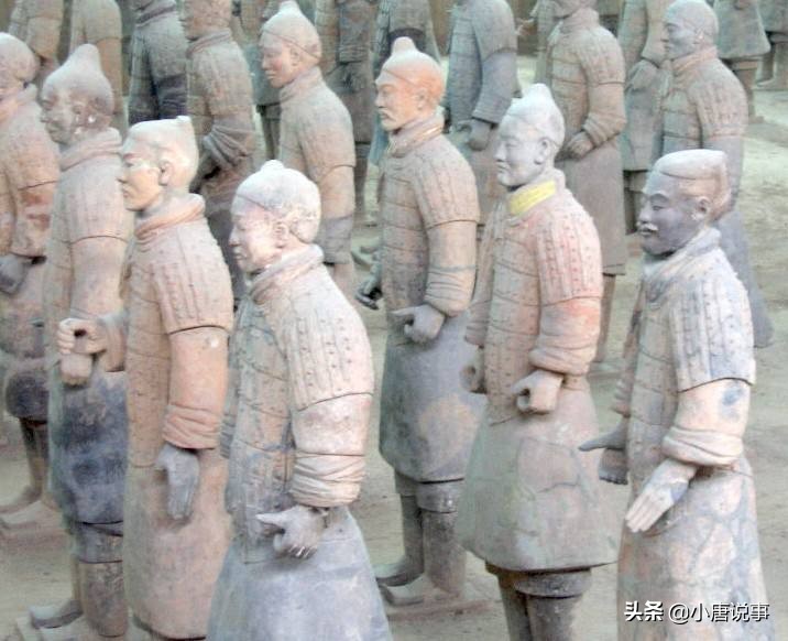 传说古代用“真人烧制兵马俑”一尊破碎的兵马
