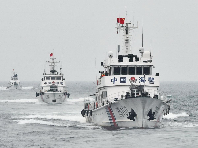 美日欲在钓鱼岛生事，中国海警不再客气，昨日