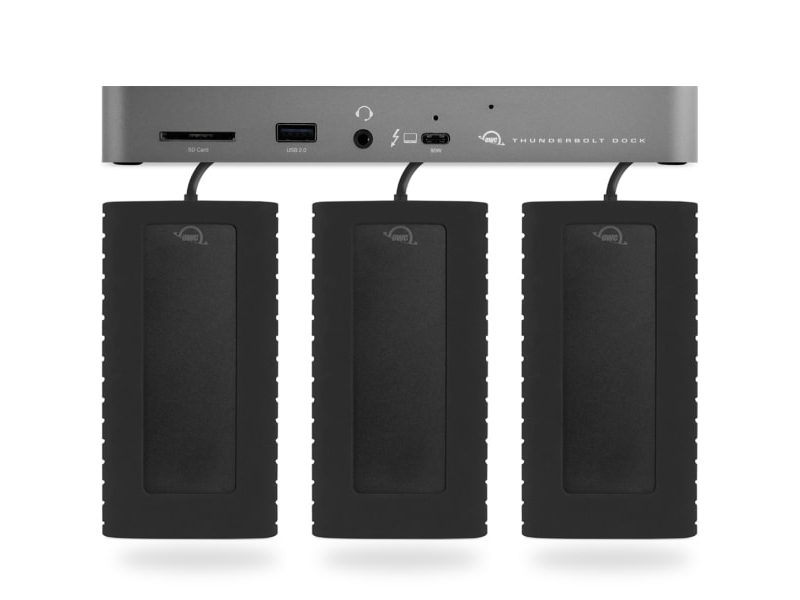 OWC Thunderbolt Dock 支持雷电3 Mac和雷电4 PC为您增加更多雷电接口