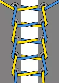 鞋带的系法，24种鞋带的系法图解
