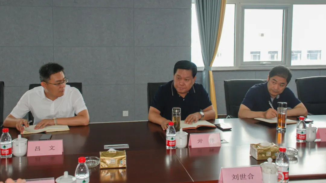 区委副书记、区长亓伟到济南新材料产业园区企业调研