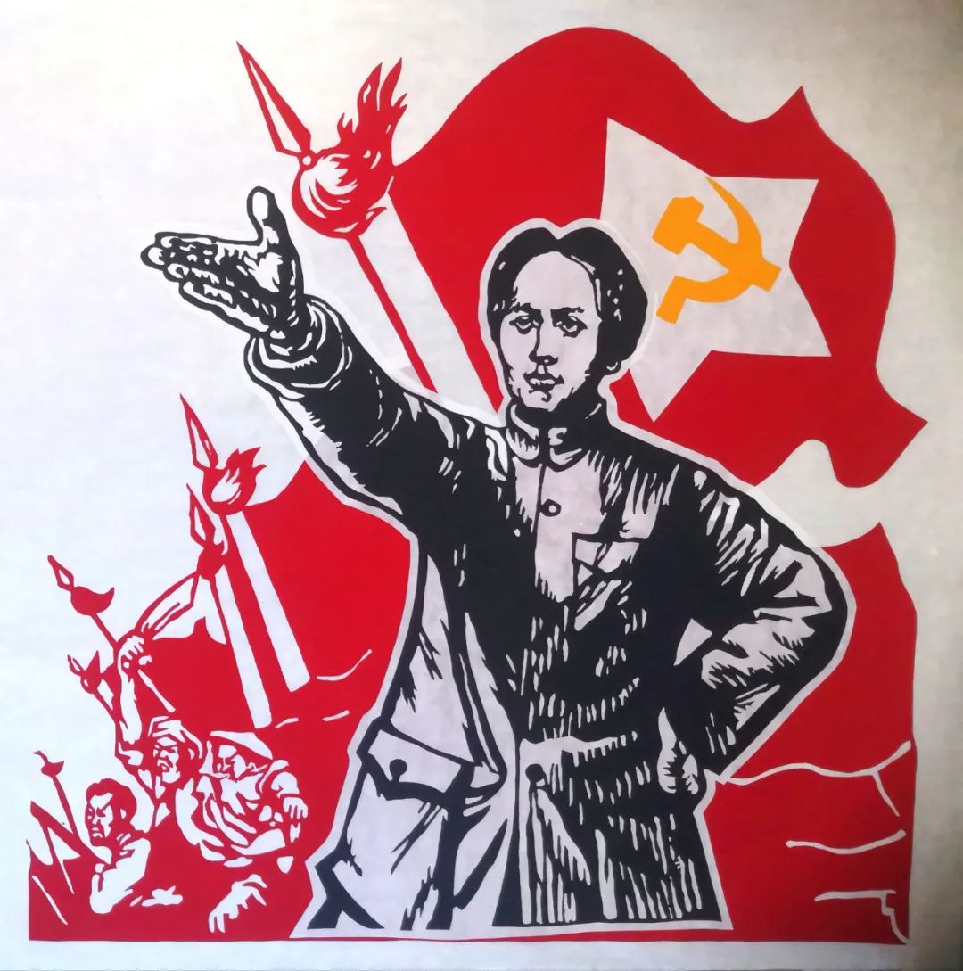 艺心向党"庆祝建党100周年东营市民间文艺网络展②郝利松《南昌起义》