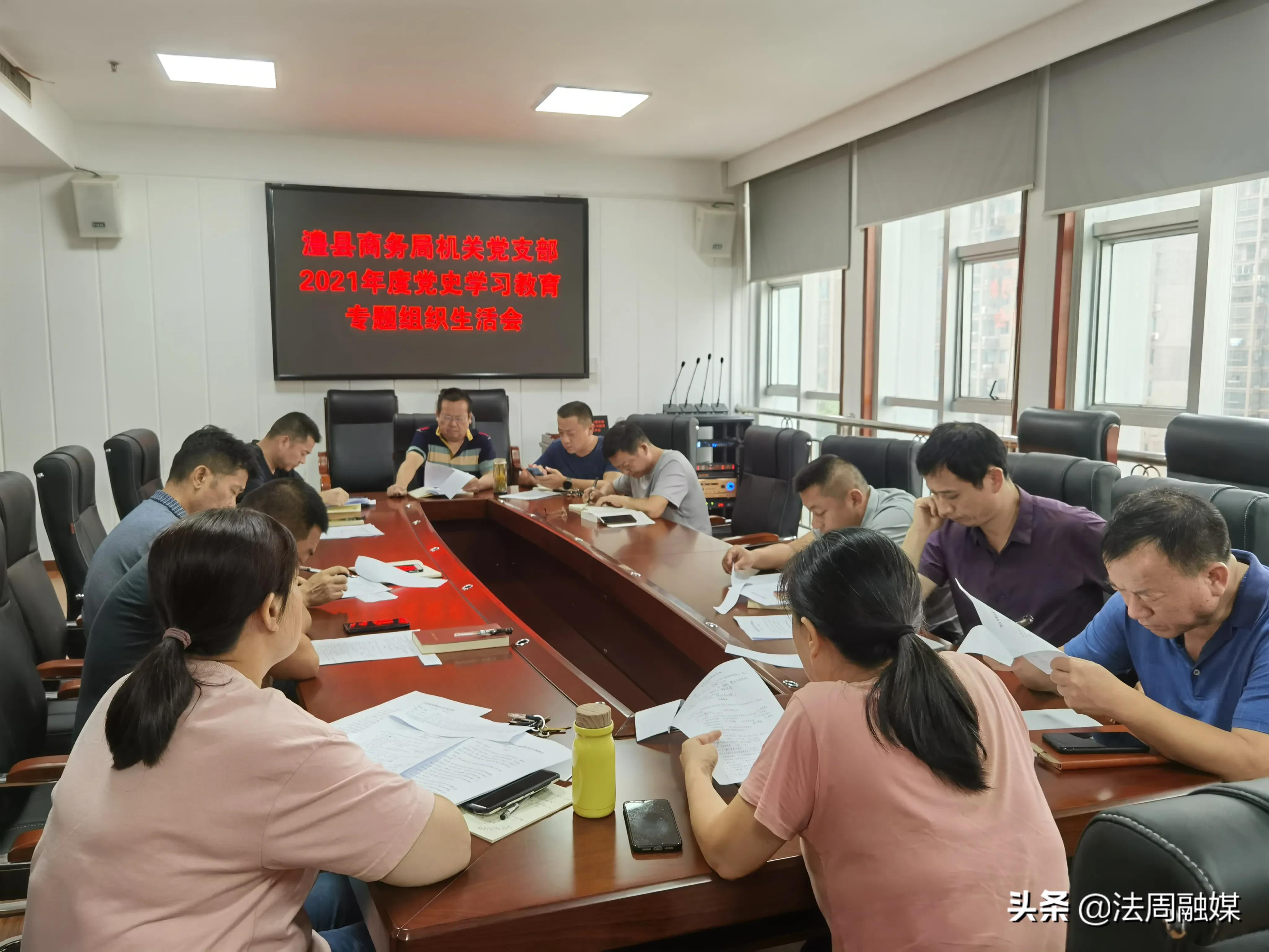 澧县商务局开展2021年度党史学习教育专题组织生活会