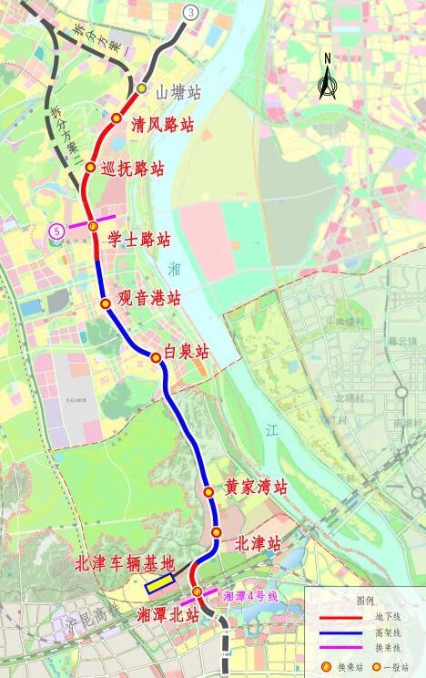 湖南在建一条轨道交通，连接长沙、株洲、湘潭，长度为17.29公里