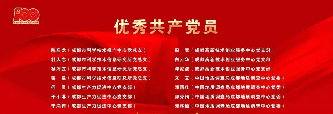 砥砺前行跟党走 科技创新谱新篇 成都市科学技术局系统庆祝中国共产党成立100周年大会举行