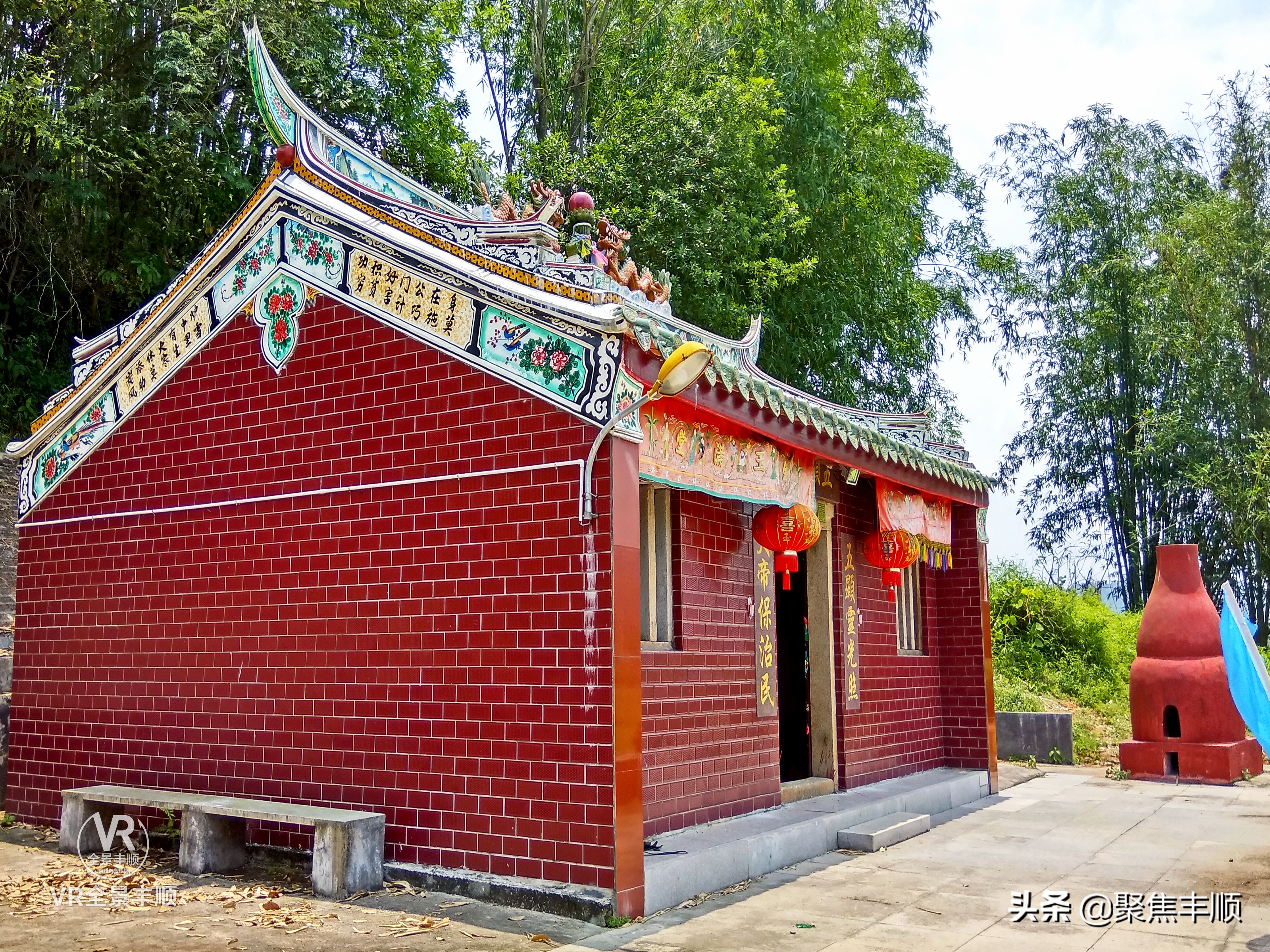 这座梅州丰顺农村乡间庙宇，供奉的角色来头不小，客家地区才有的