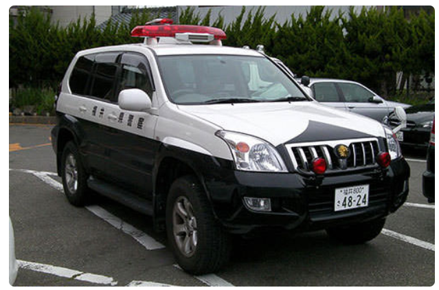 日本警车型号都在这了，丰田本田马自达，全是