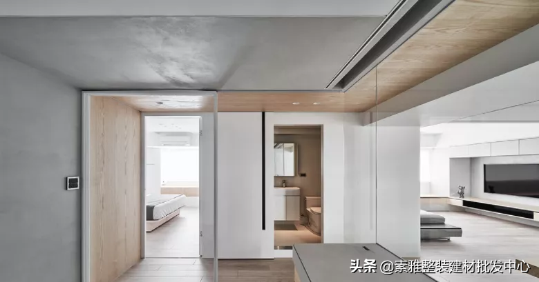 128㎡极简风，舒缓而又内敛的设计