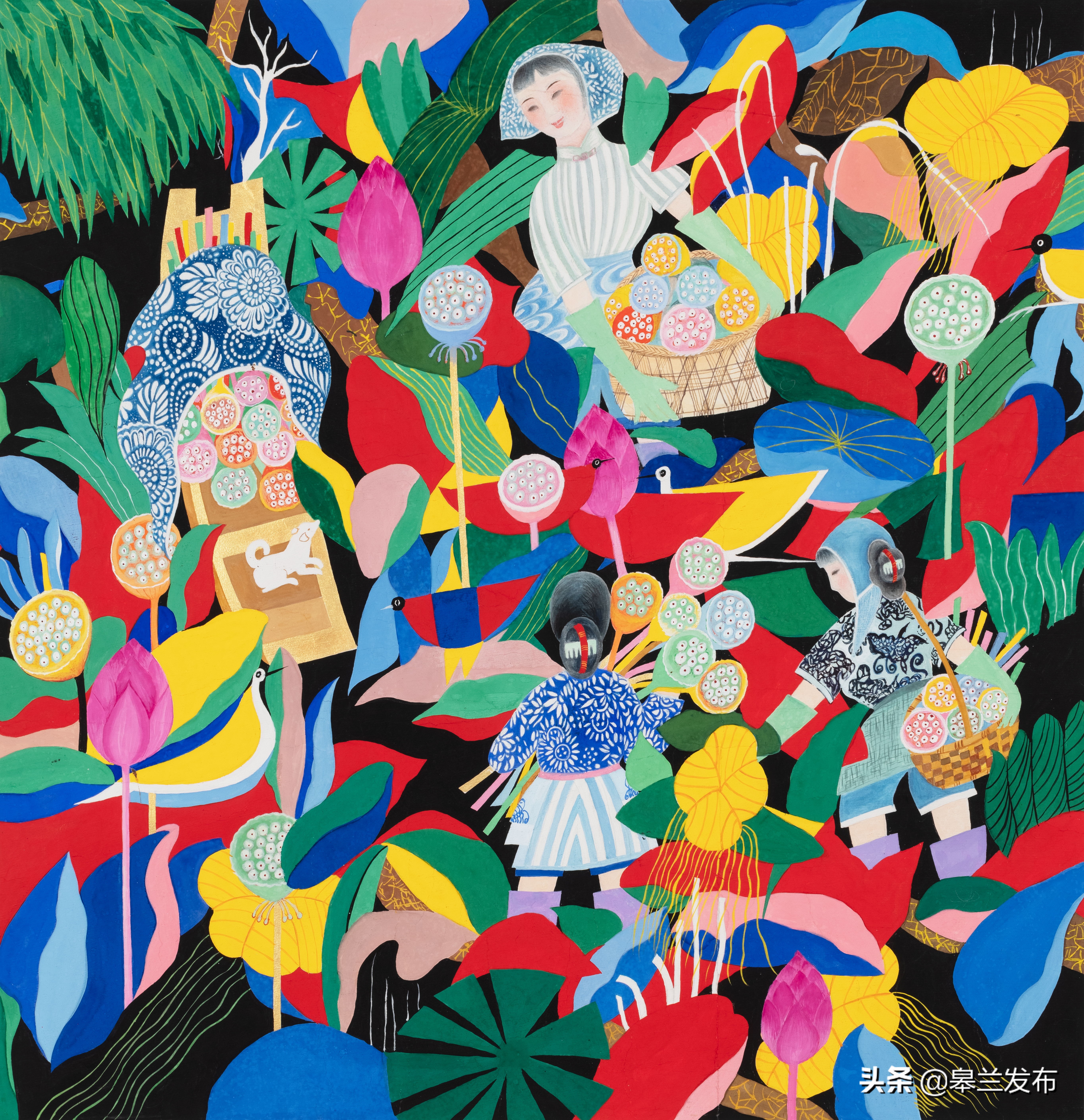 新生活新风尚新年画我们的小康生活主题美术作品庆元宵线上展览