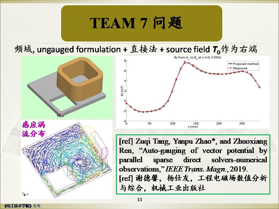 武汉大学赵彦普教授：强稳定高精度低频电磁场有限元方法及应用