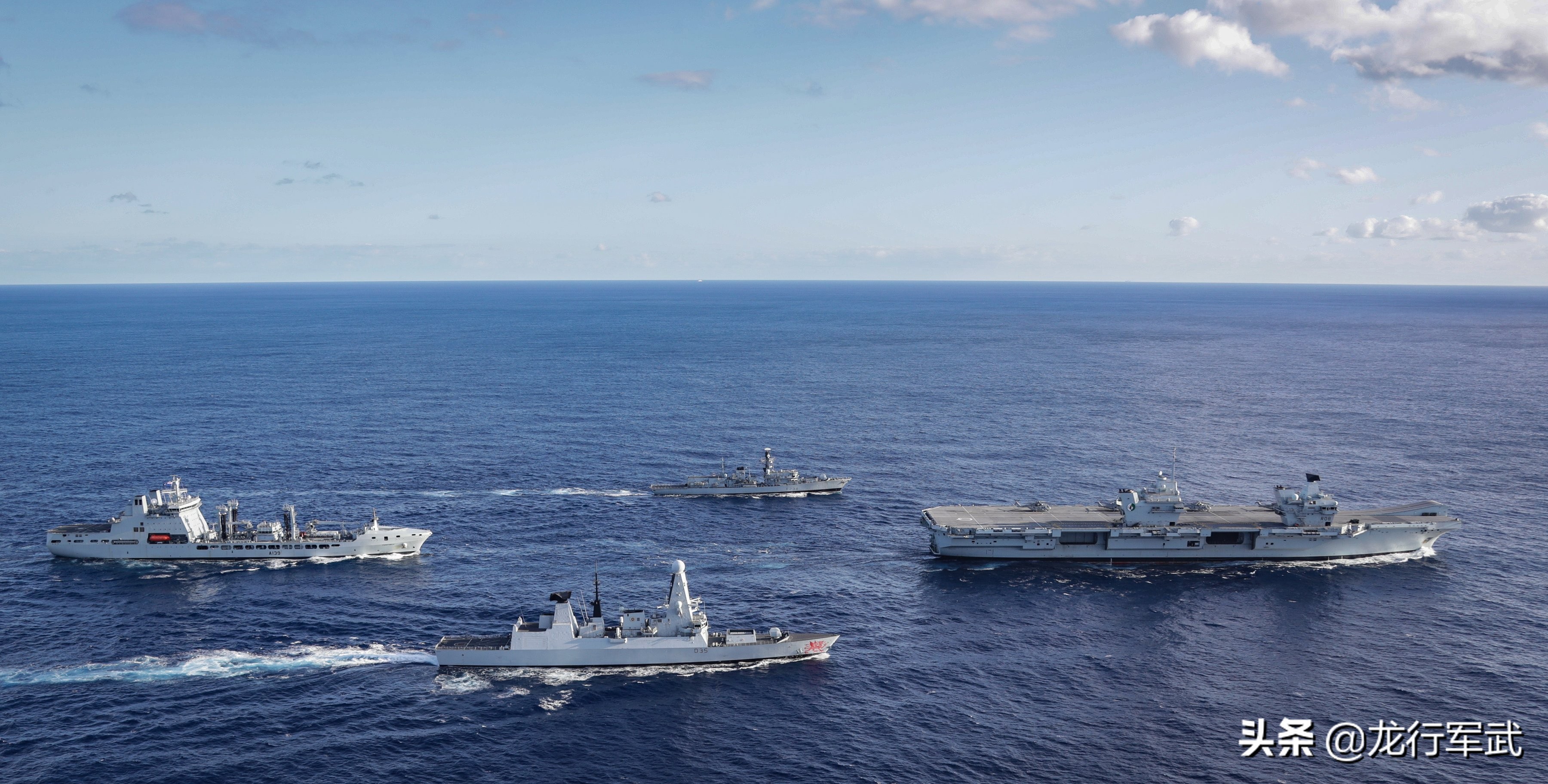 精确计算，英国海军航母编队来南海搞事情，一