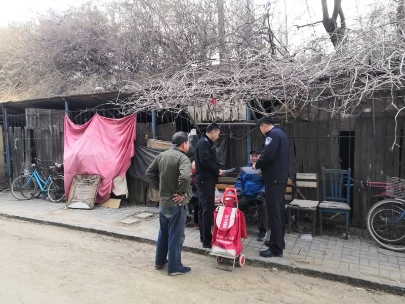 丹东：广济派出所开展禁烧秸秆宣传
