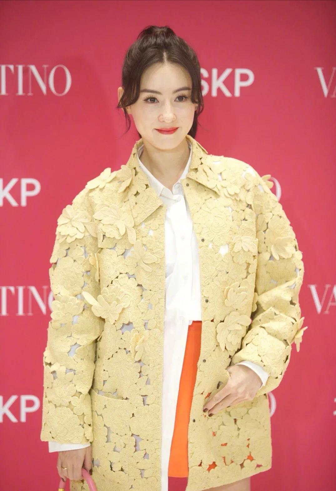 张柏芝生图 状态好 形似少女 夜灯网