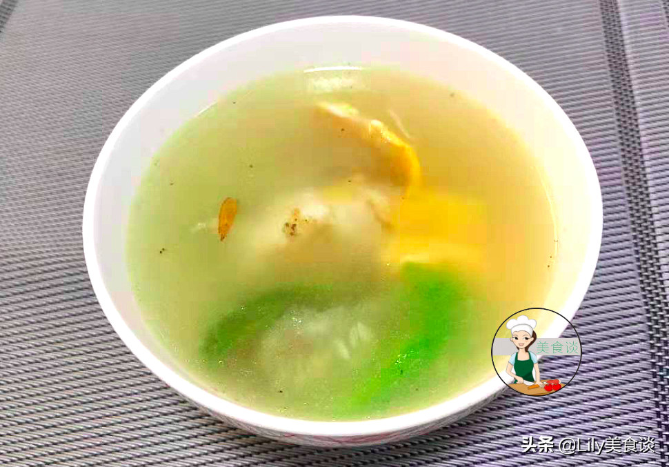 丝瓜虾皮蛋汤做法步骤图 做一盘不够吃